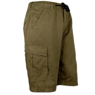 SEESTERN Herren Walkshorts Cargo Shorts Bermuda Kurze Hose Short Creme oderOlive Grn M