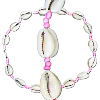 Seestern Halskette Modeschmuck aus Kauri Muscheln & Nylonperlen/111