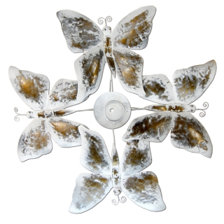 SEESTERN Schmetterlinge Decken Lampenschirm Glh Lampen Verzierung 60 x 60 cm