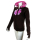 SEESTERN Damen Kapuzen Sweat Shirt Jacke Kapuzen Pullover Hoody Sweater S - XXL SW1123.braun_rosa XL