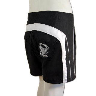 SEESTERN Herren Boardshorts kurzeVersion mitTaschen Surfshorts Badeshorts XS-3XL /1644 Schwarz M