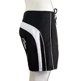 SEESTERN Herren Boardshorts kurzeVersion mitTaschen Surfshorts Badeshorts XS-3XL /1644 Schwarz M