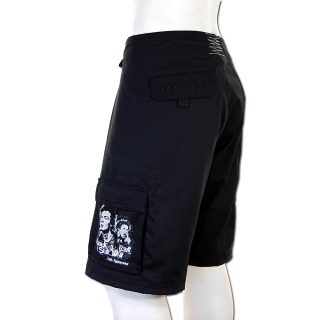 SEESTERN Herren Boardshorts Surfshorts SidVicious Sex Pistols Badeshorts XS-3XL /1546 Schwarz 2XL