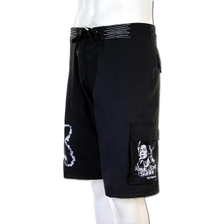 SEESTERN Herren Boardshorts Surfshorts SidVicious Sex Pistols Badeshorts XS-3XL /1546 Schwarz 2XL