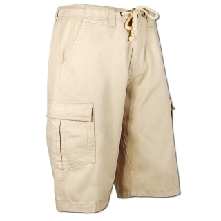 SEESTERN Herren Walkshorts Cargo Shorts Bermuda Kurze Hose Short Creme oderOlive Beige M