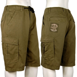 SEESTERN Herren Walkshorts Cargo Shorts Bermuda Kurze Hose Short Creme oderOlive Grn M