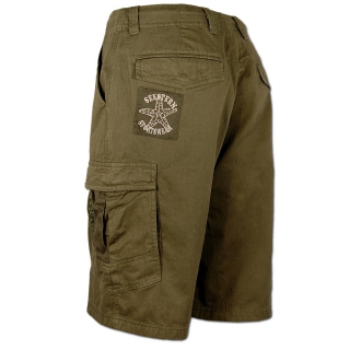 SEESTERN Herren Walkshorts Cargo Shorts Bermuda Kurze Hose Short Creme oderOlive Grn M