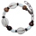 SEESTERN Armband / Armbänder mit Kauri Muschel Design, Muschel Modeschmuck/010 Braun_1 Stueck