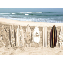 Deko Holz Surfboard 100 cm lang Airbrush Design Surfing Surfen Wellenreiten Surf /1751