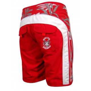 SEESTERN Herren Boardshorts Surfshorts Boardshort Surf Shorts Badeshorts XS-3XL mittellang 47-49cm /2043 Rot S