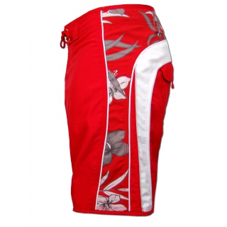 SEESTERN Herren Boardshorts Surfshorts Boardshort Surf Shorts Badeshorts XS-3XL mittellang 47-49cm /2043 Rot S