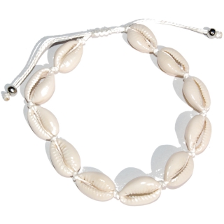 Seestern Fukette Modeschmuck aus Kauri Muscheln Surfer Shell Anklet /2002 Wei_1 Stueck