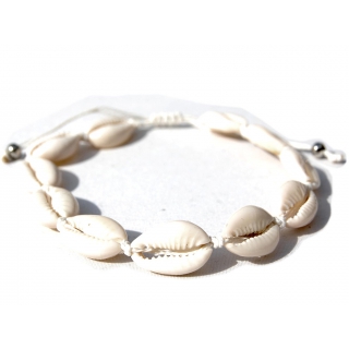 Seestern Fukette Modeschmuck aus Kauri Muscheln Surfer Shell Anklet /2002 Wei_1 Stueck