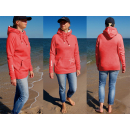 SEESTERN Damen Langes Kapuzen Sweat Shirt Pullover Hoody Jumper Sweater GrXS-XXL /1721 Coralle M