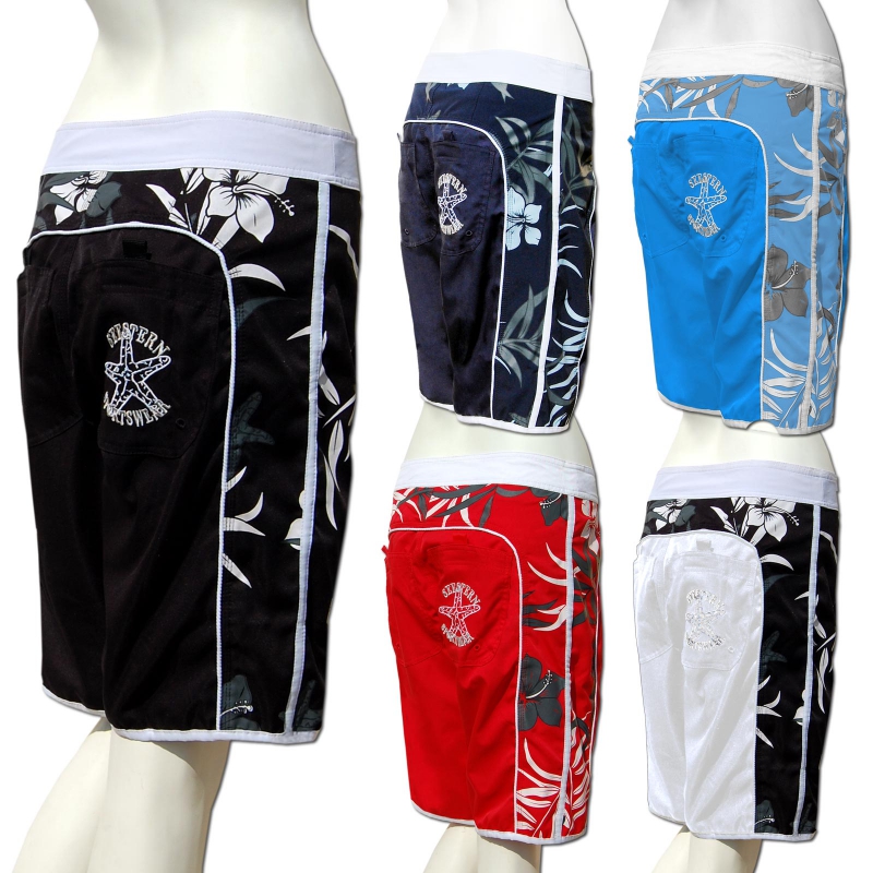 Seestern Sportswear SEESTERN Damen Microstrech Boardshorts Surfshorts Boardshort Badehorts XS-4XL /2123