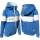 SEESTERN Jungen Kapuzen Sweat Jacke Kapuzen Pullover Hoody Sweater 104-164 /2103_bl_wt Blau melange 146 - 152