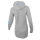 SEESTERN Damen Kapuzen Fleecejacke 2WegeZipper Fleecemantel Fleece Sweatj.XS-4XL /2126.Grau_lb M