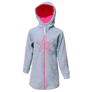 SEESTERN  Kinder Kapuzen Fleecejacke Fleecemantel Fleece Sweatjacke 116-164 /2106.gy_sb 110 - 116