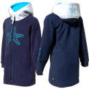 SEESTERN  Kinder Kapuzen Fleecejacke Fleecemantel Fleece...