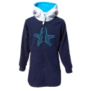 SEESTERN  Kinder Kapuzen Fleecejacke Fleecemantel Fleece...