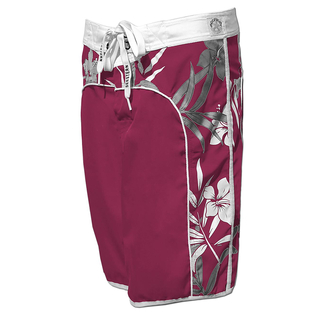 SEESTERN Damen Boardshorts Surfshorts Boardshort Surf Shorts Badehorts XS-4XL /2125 Bordeaux Bambus 3XL