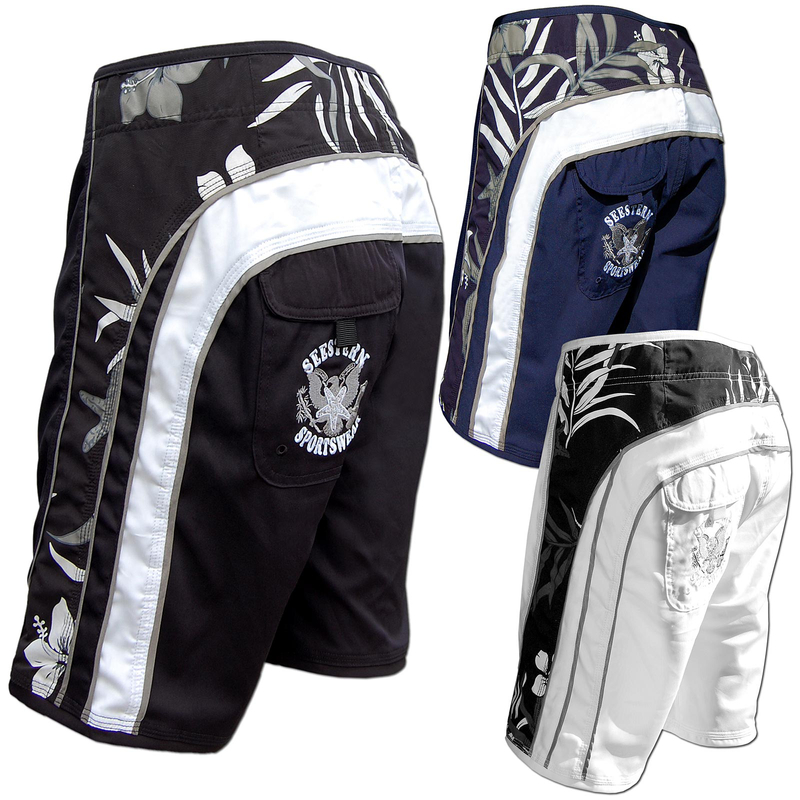 Seestern Sportswear SEESTERN Herren Microstrech Boardshorts Surfshorts Boardshort Badehorts XS-3XL /2343