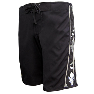 SEESTERN Herren Microstrech Boardshorts Surfshorts Boardshort Badehorts XS-3XL /2343 Schwarz M