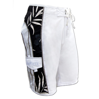 SEESTERN Herren Microstrech Boardshorts Surfshorts Boardshort Badehorts XS-3XL /2343 Wei M