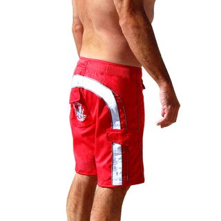 SEESTERN Herren Microstrech Boardshorts Surfshorts Boardshort Badehorts XS-3XL /2344 Rot 3XL