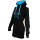 SEESTERN Damen Kapuzen Fleecejacke 2WegeZipper Fleecemantel Fleece Sweatj.XS-4XL /1726.bk_lb Schwarz XS