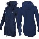 SEESTERN Damen Kapuzen Fleecejacke 2WegeZipper Fleecemantel Fleece Sweatj.XS-4XL /2126.nv_nv