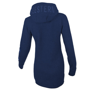 SEESTERN Damen Kapuzen Fleecejacke 2WegeZipper Fleecemantel Fleece Sweatj.XS-4XL /2126.nv_nv Blau 4XL