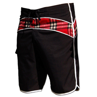 SEESTERN SPORTSWAER Herren Microstrech Boardshorts Surfshorts Boardshort Badehorts XS-3XL /2430 Schwarz L