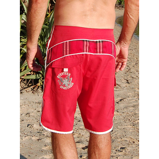 SEESTERN SPORTSWAER Herren Microstrech Boardshorts Surfshorts Boardshort Badehorts XS-3XL /2430 Rot 3XL