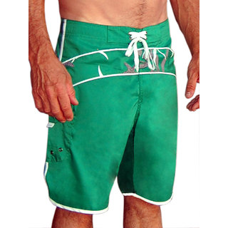 SEESTERN SPORTSWAER Herren Microstrech Boardshorts Surfshorts Boardshort Badehorts XS-3XL /2430 Grn L