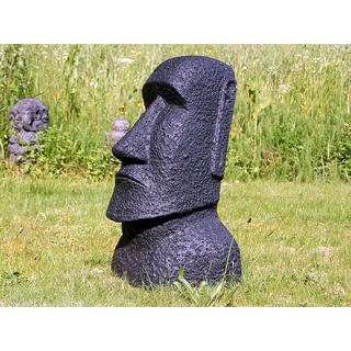 Moai Osterinsel Garten Statue Figur Skulptur Hhe: 64 cm Poly/Steingu f.innen & auen /1888