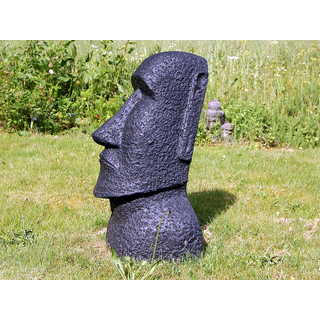 Moai Osterinsel Garten Statue Figur Skulptur Hhe: 64 cm Poly/Steingu f.innen & auen /1888