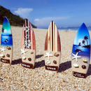 Khlschrank Magnet Deko Holz Surfboard 13,5 cm Airbrush...