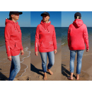 SEESTERN Damen Langes Kapuzen Sweat Shirt Pullover Hoody Jumper Sweater GrXS-XXL /2421 Coralle XL