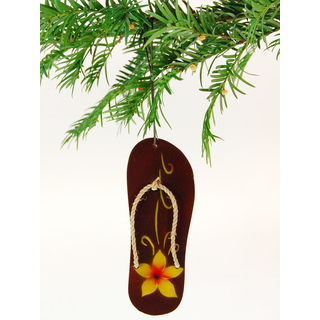 Sandale Weihnachtsbaum Christbaum Schmuck Weihnachtsdeko Flipflops Xmas /1423_6er Pack