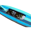 SEESTERN Holzschild Wanddeko Deko Surfboard mit Spiegel Surfing 60 x 16cm /2384