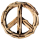 SEESTERN Treibholz Deko m. PEACE ( 40 cm ) Motiv Wanddeko Driftwood Schild Holzdeko /1435