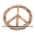 SEESTERN Treibholz Deko m. PEACE ( 40 cm ) Motiv Wanddeko Driftwood Schild Holzdeko /1435